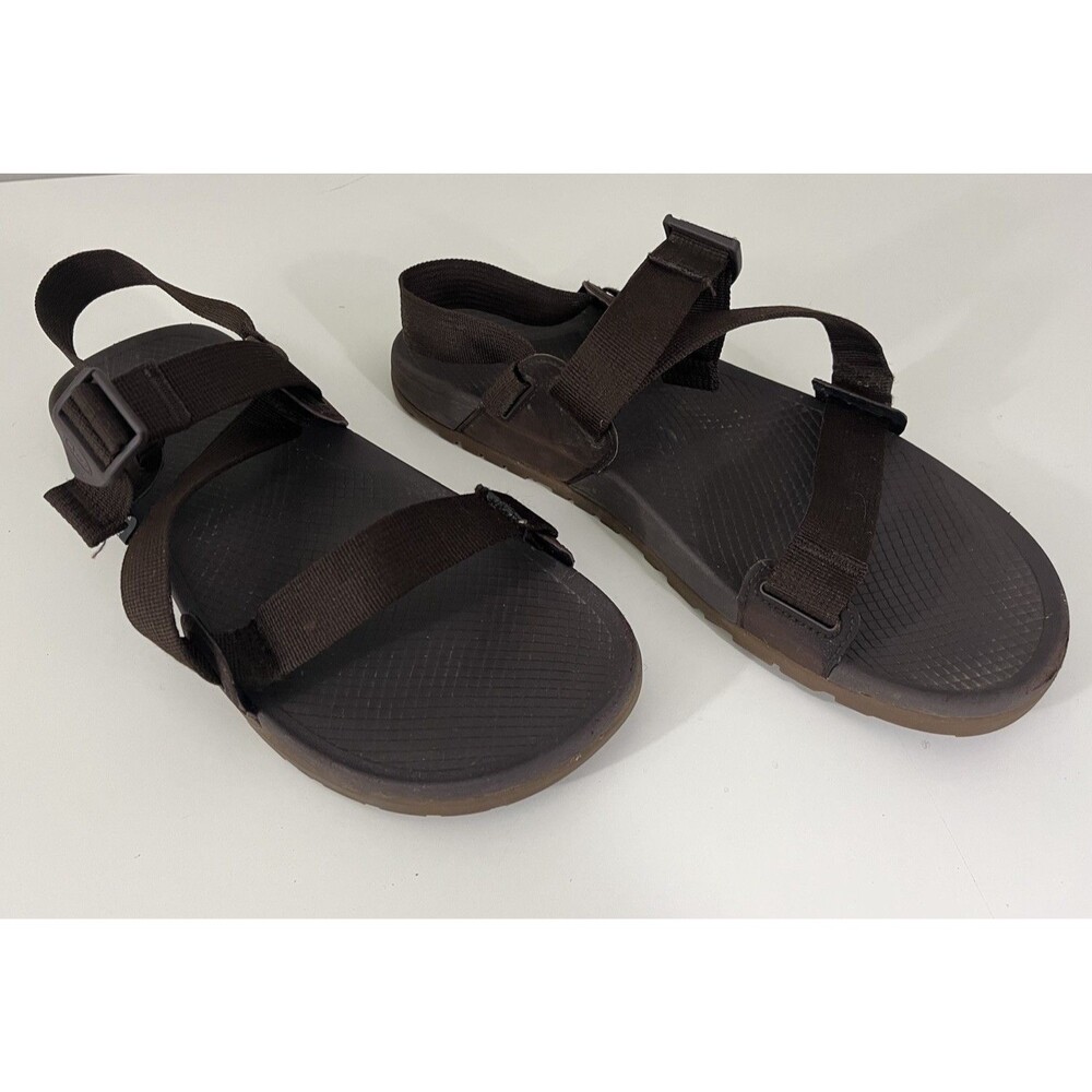 Chaco Lowdown Sport Sandals Men's Black Brown US 12 River Shoes Gorpcore